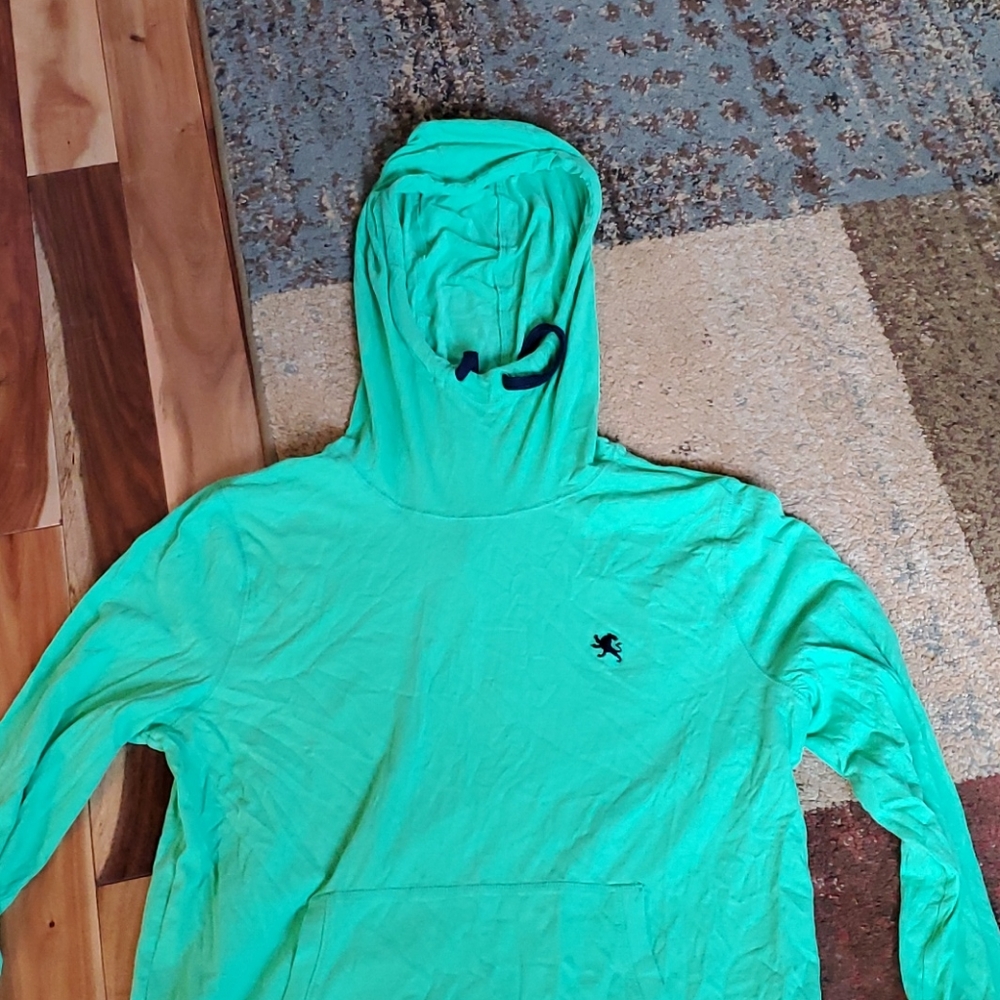 Express Men's green hoodie. XL